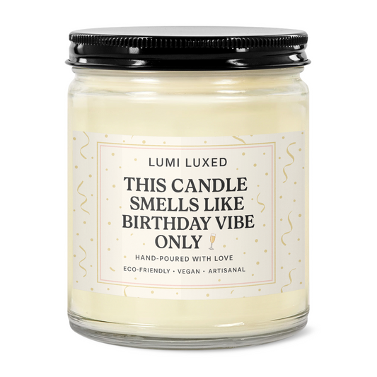 🥂 Birthday Vibes Only – Birthday Candle Gift