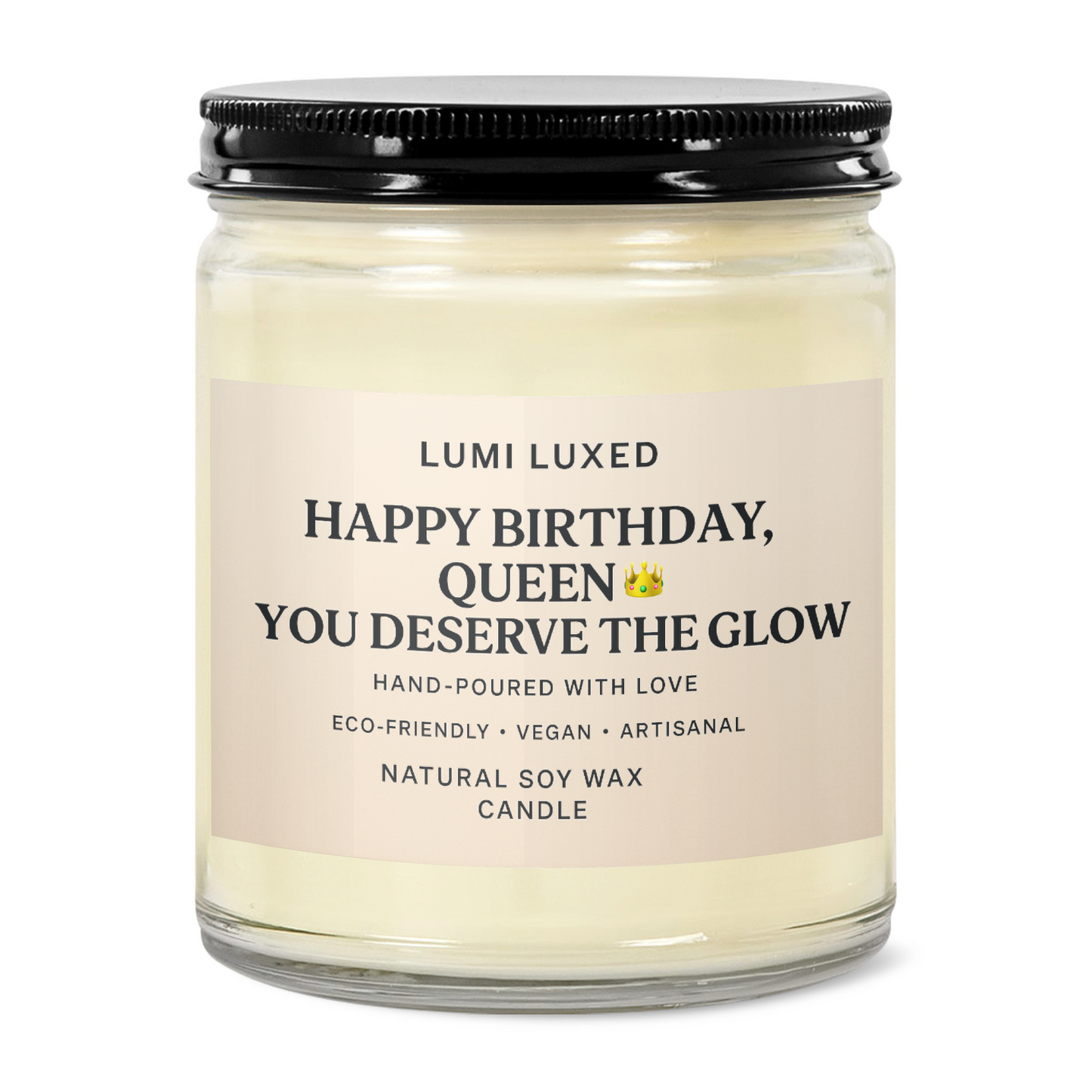 👑 Glow Queen – Birthday Candle Gift