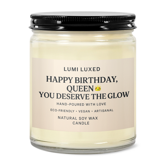 👑 Glow Queen – Birthday Candle Gift